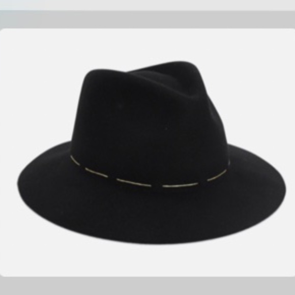 Women\'s Morgan & Taylor Taelyn 100% Australian Wool Felt Fedora Hat Black NEW main image 4